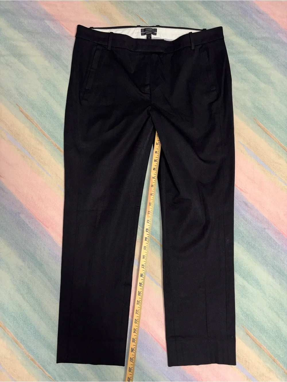 J. Crew Martie Pants  in Bi-Stretch Cotton black size 14
